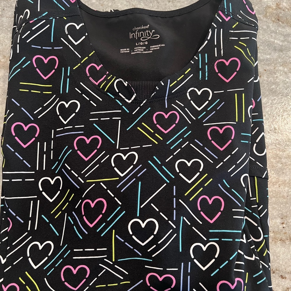 Scrub Top. Cherokee Infinity Large - image 2